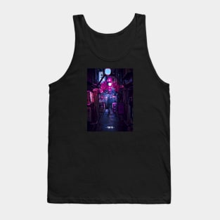 Tokyo Street Neon Synthwave Tank Top